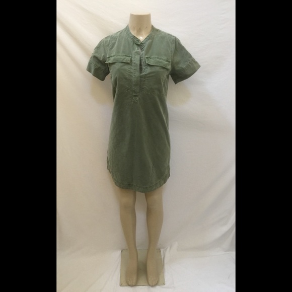 olive green tunic dress